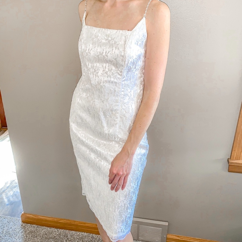 Vintage Gunne Sax Jessica McClintock Lace Wedding Dress‎